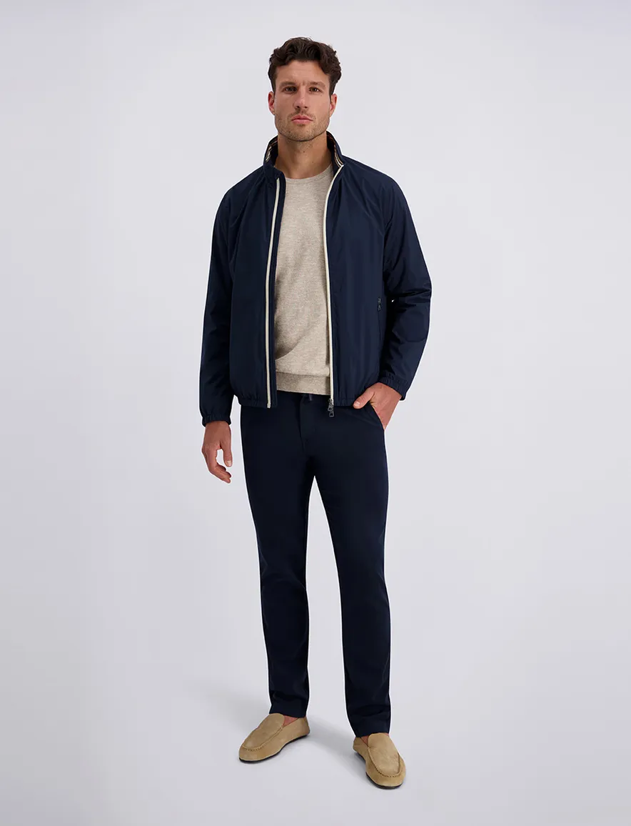 Pierre Cardin zomerjas winddicht en afneembare capuchon navy