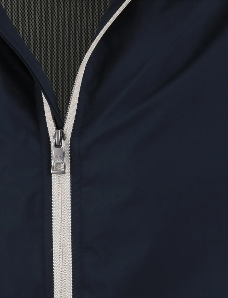 Pierre Cardin Tussenjas donkerblauw waterafstotend