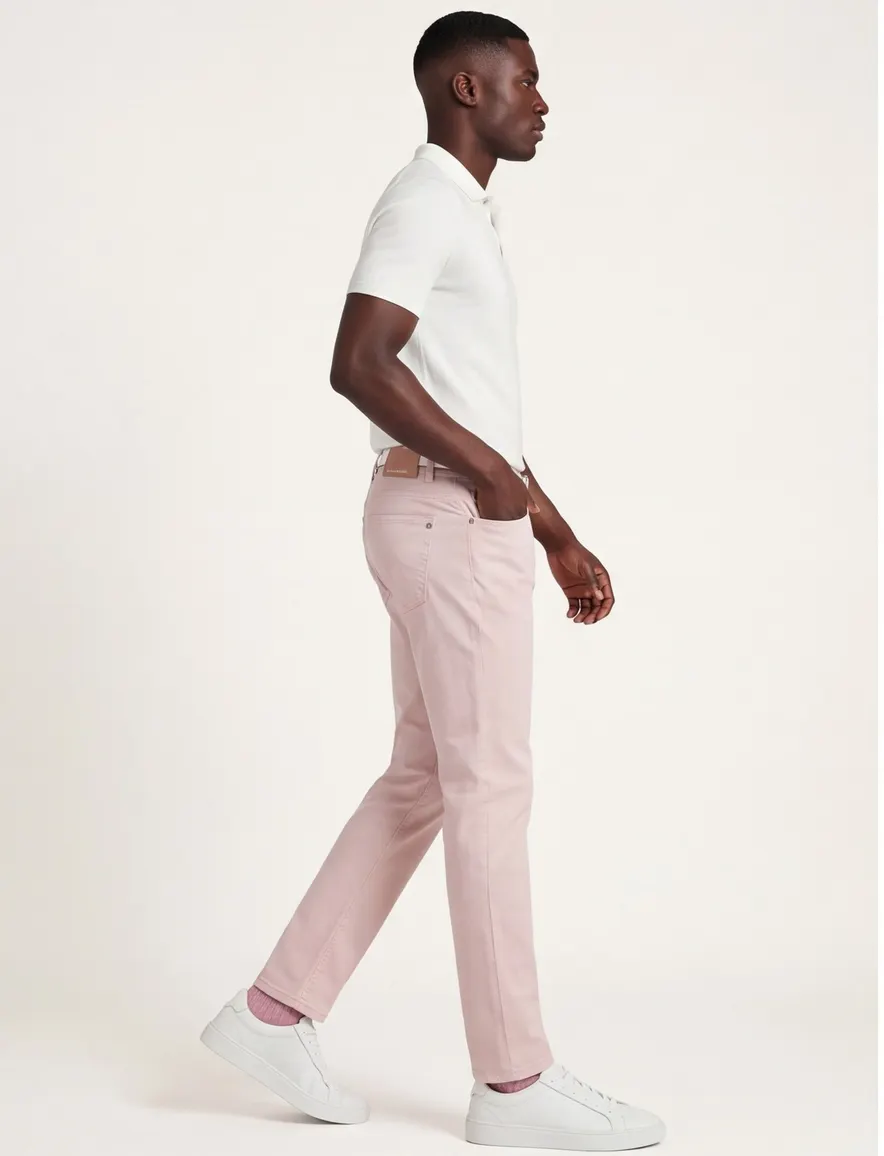 jeans roze