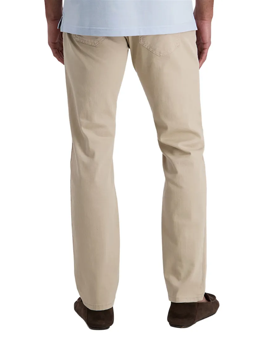 Pierre Cardin Lyon broek beige katoen stretch