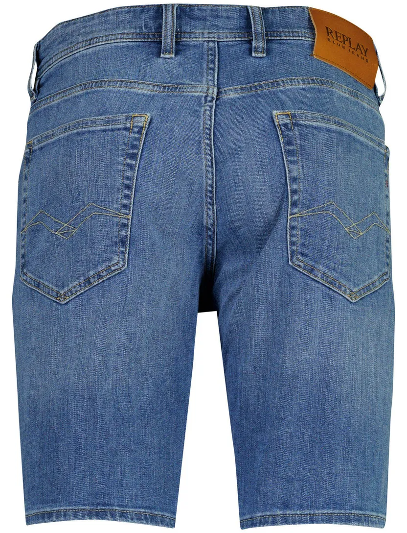 Korte broek Replay grover 5-pocket blauw denim
