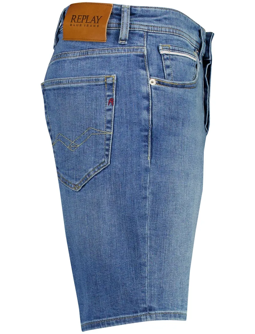 Korte broek Replay grover 5-pocket blauw denim