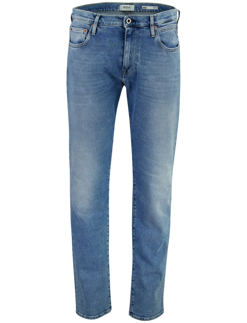 Blauwe jeans Replay Aideen straight fit