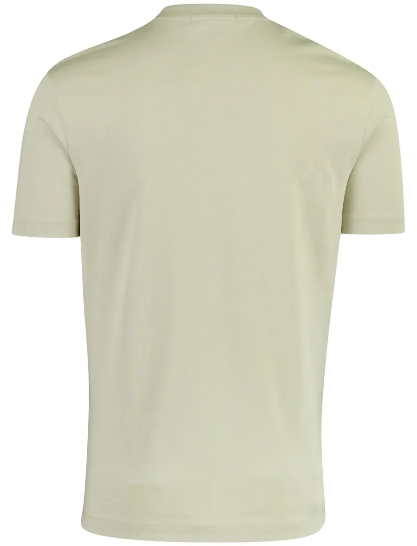 t-shirt Replay groen slim fit logo opdruk
