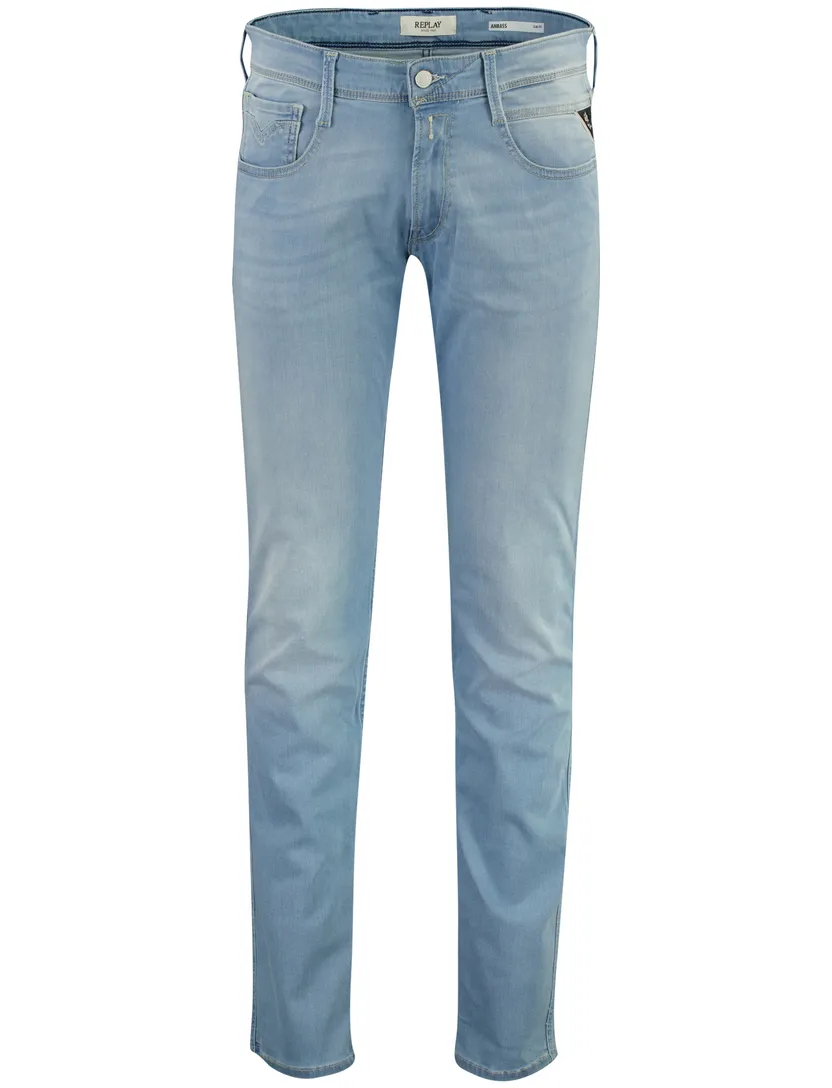 Lichtblauwe jeans Replay Anbass slim fit