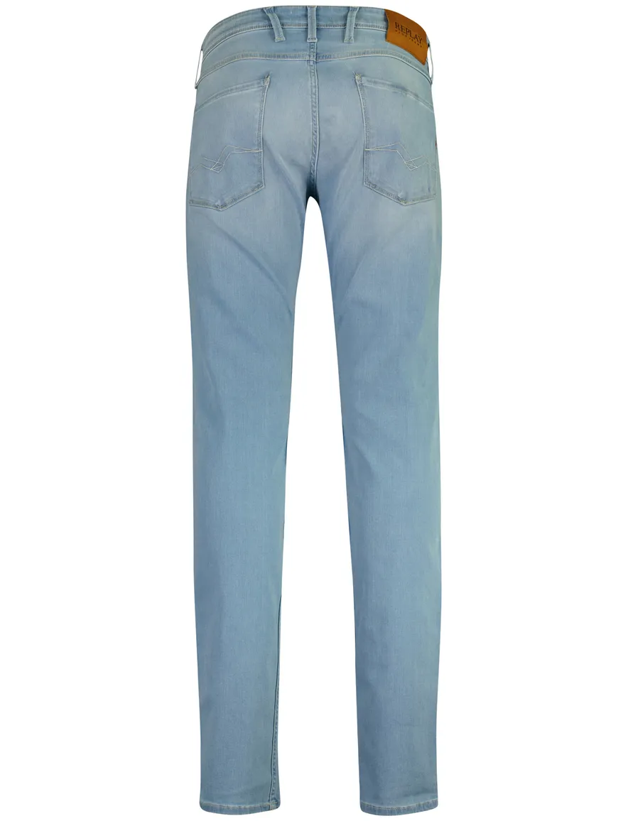 Replay Anbass slim fit jeans stretch lichtblauw