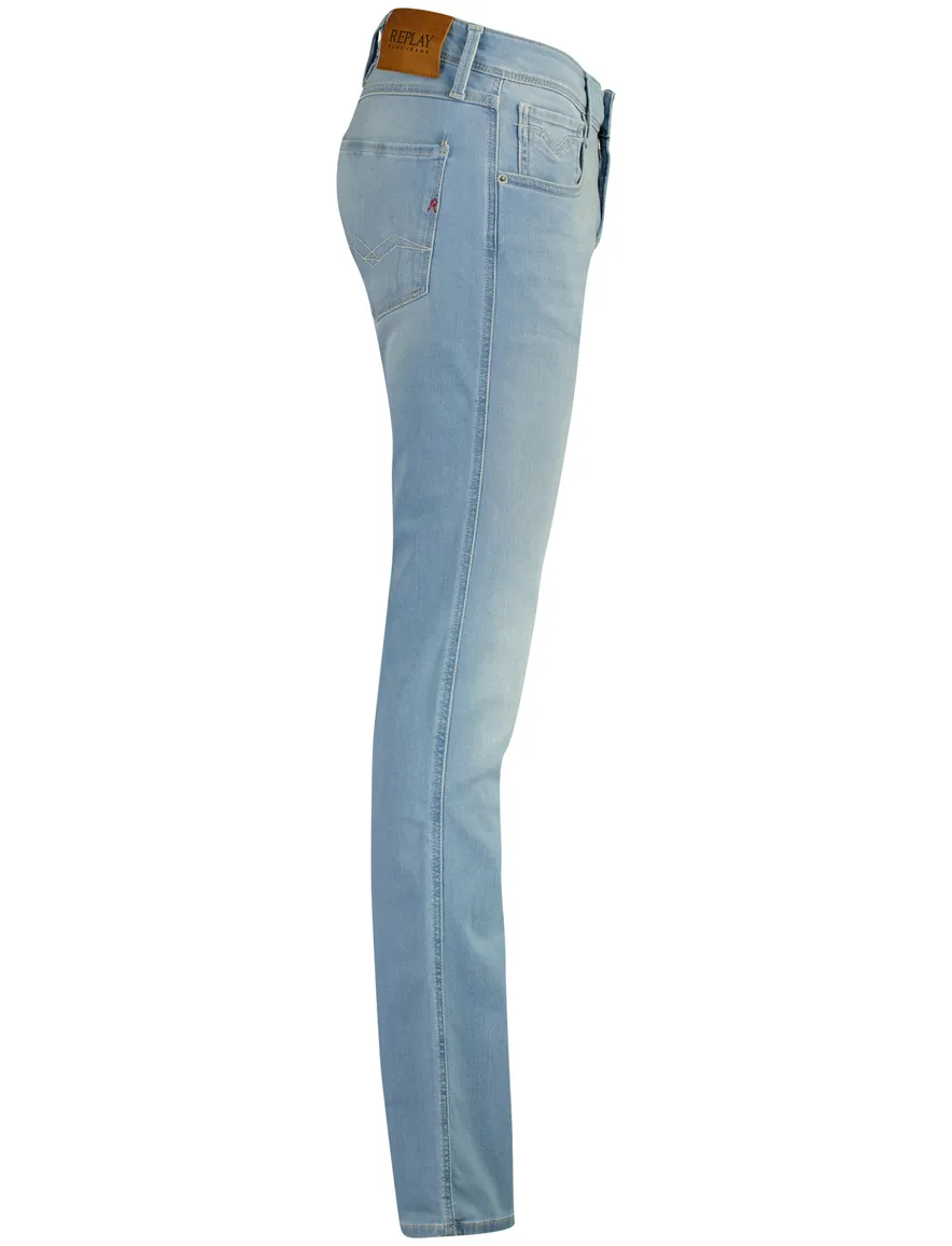 Replay Anbass slim fit jeans katoenblend lichtblauw