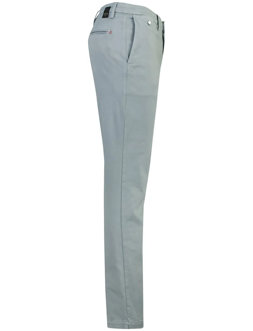 blauwe pantalon Replay Benni regular fit katoen