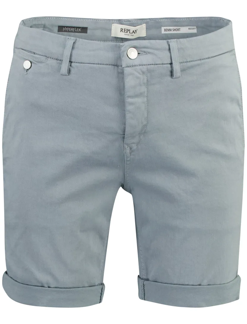 Korte broek blauw Replay benni regular fit