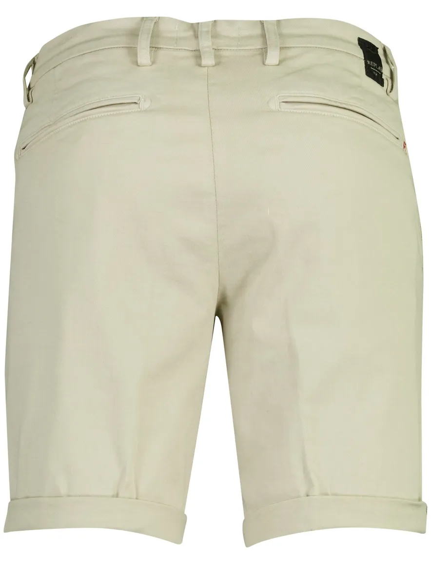 Replay benni short chino beige met omslag