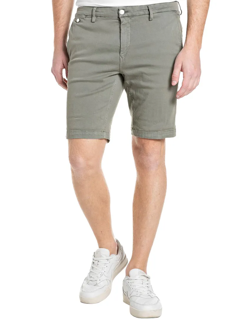 Shorts Replay groen normale fit
