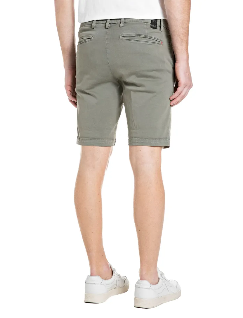 Shorts Replay groen normale fit