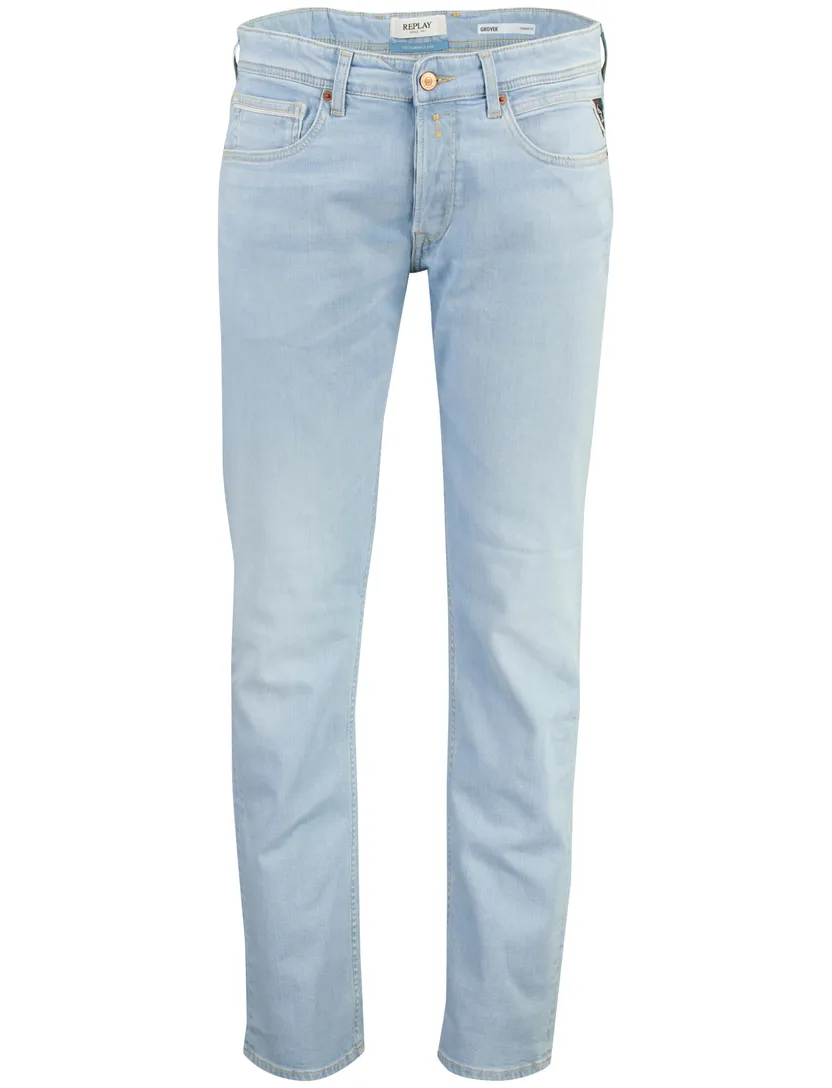 Jeans Replay 5-pocket straight fit lichtblauw