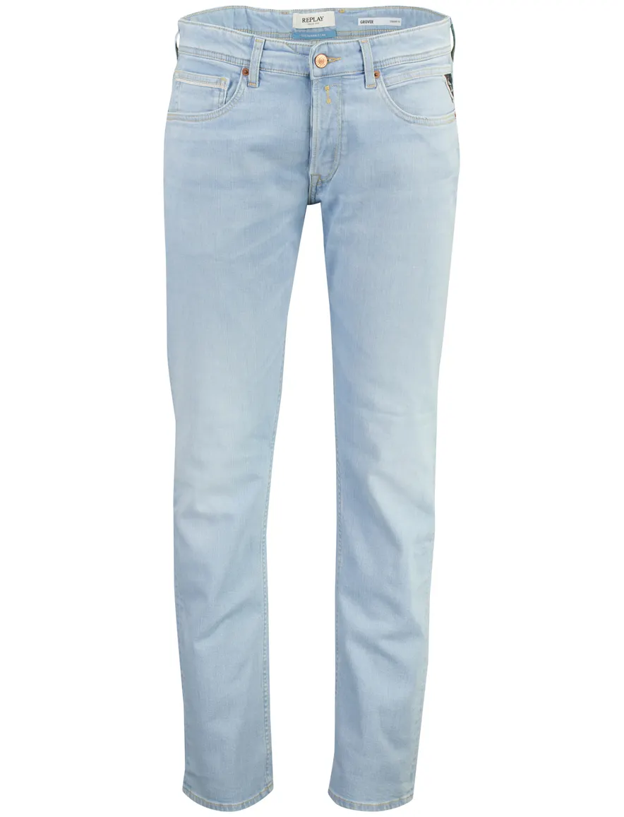 Replay 5-pocket jeans lichtblauw straight fit