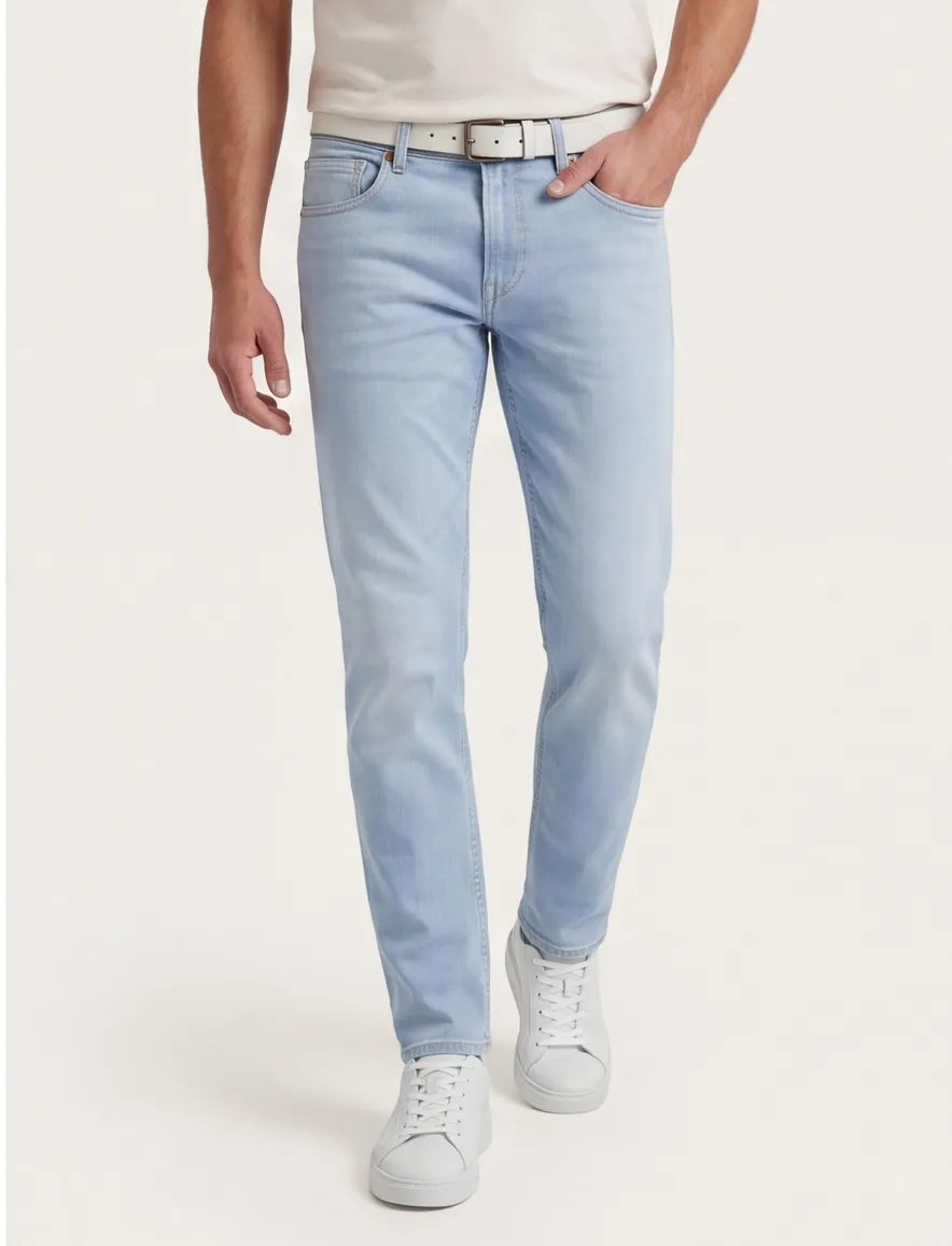 5-pocket jeans Replay Grover normale fit lichtblauw