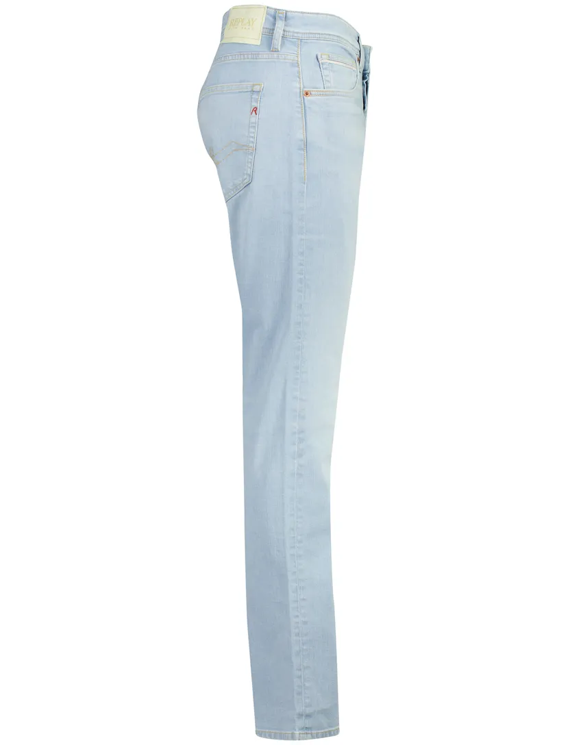 Jeans Replay 5-pocket straight fit lichtblauw