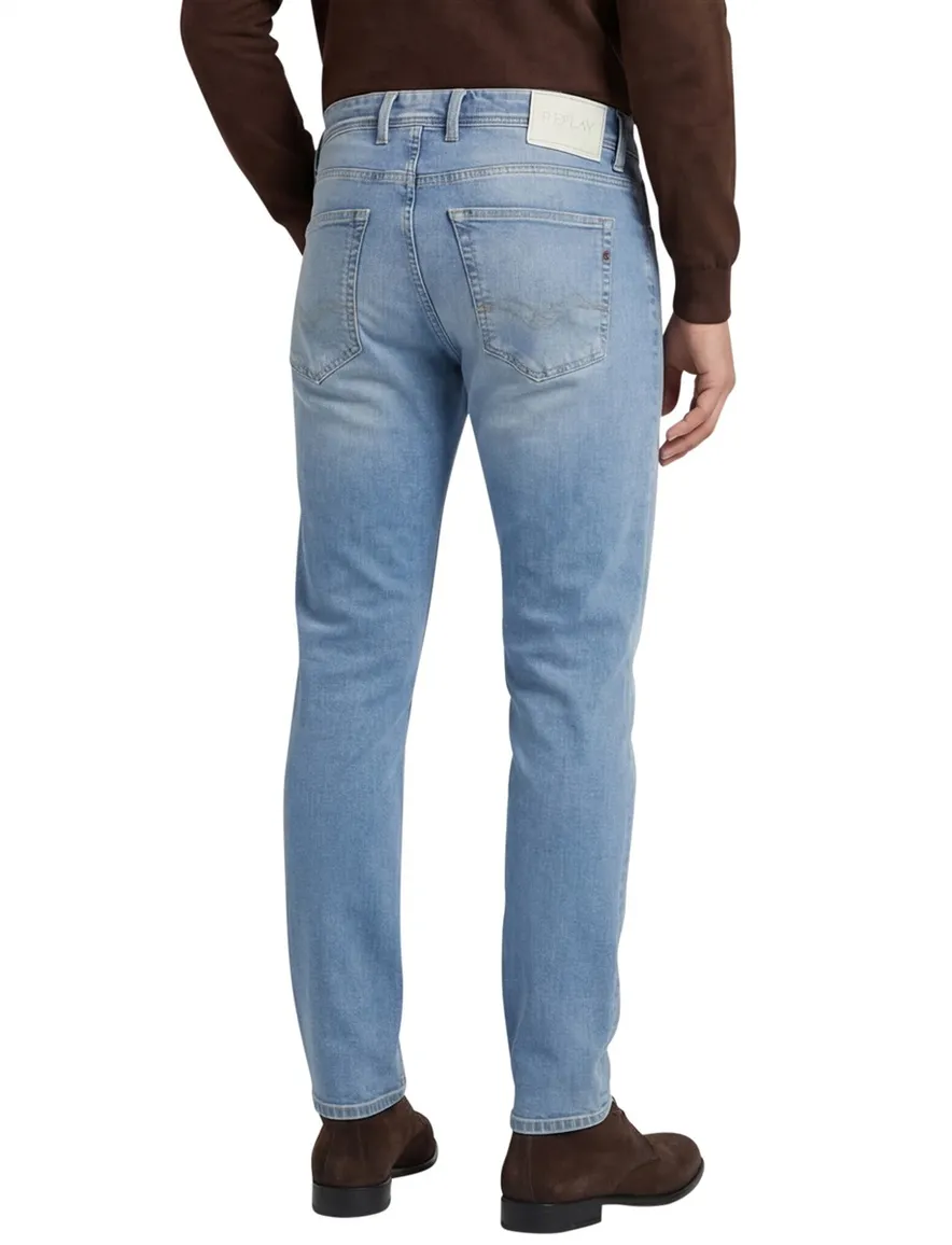 blauwe jeans Replay Grover regular fit denim