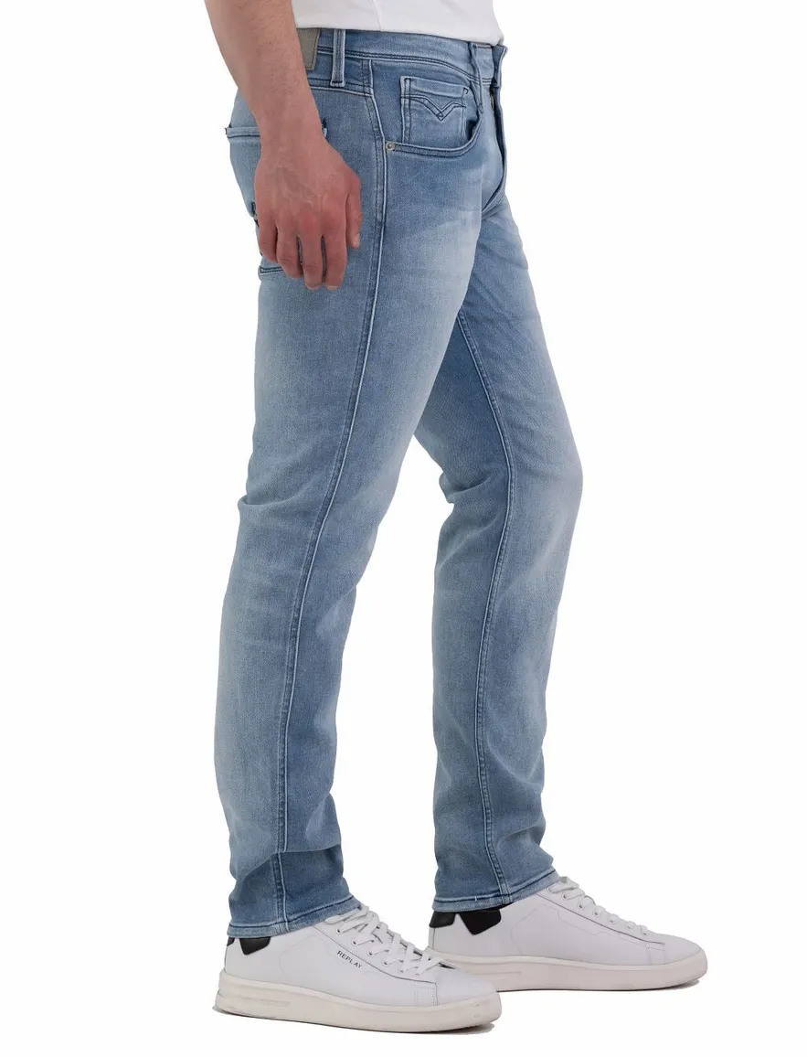 Replay 5-pocket broek lichtblauw