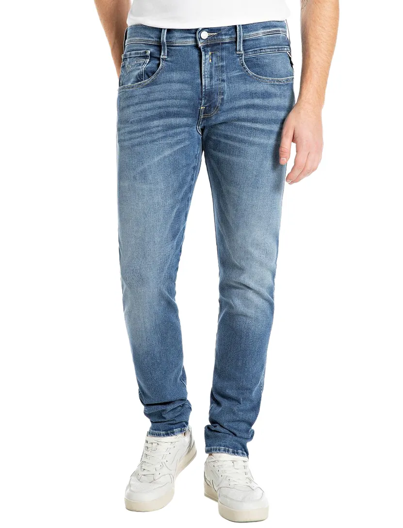 Broeken Replay blauw spijker normale fit