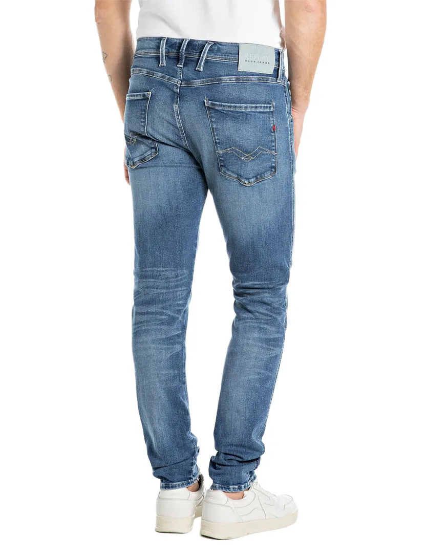 Broeken Replay blauw spijker normale fit