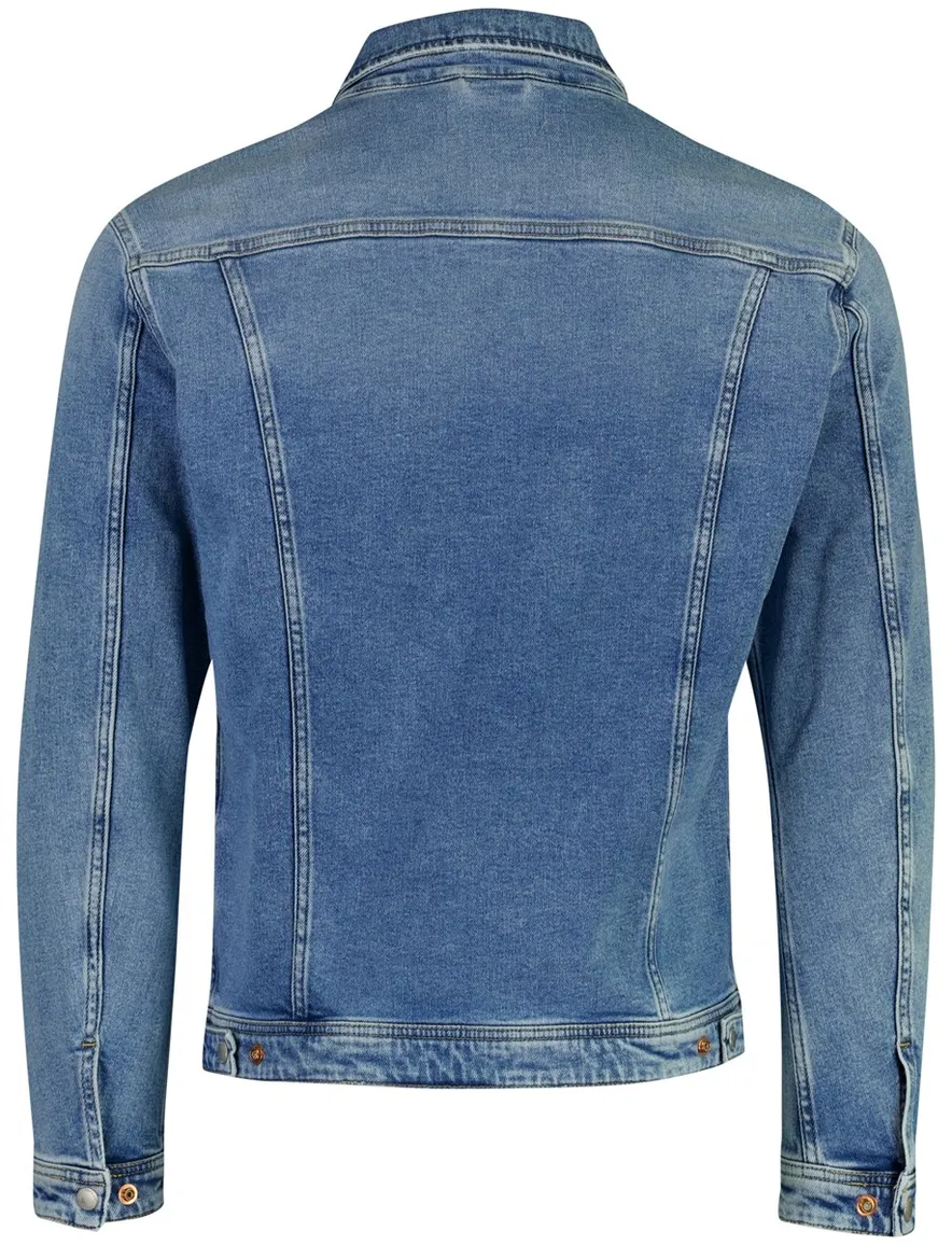 Spijkerjack Replay blauw met knoop