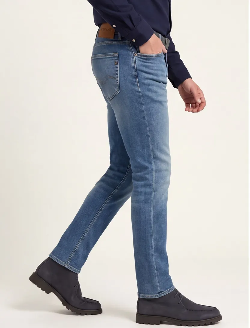 Broek Replay Grover blauw