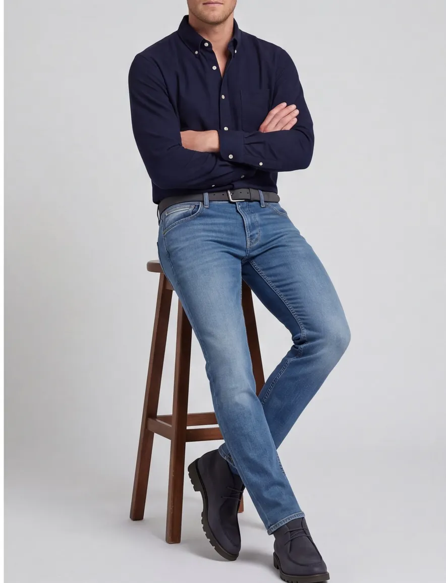 Broek Replay blauw