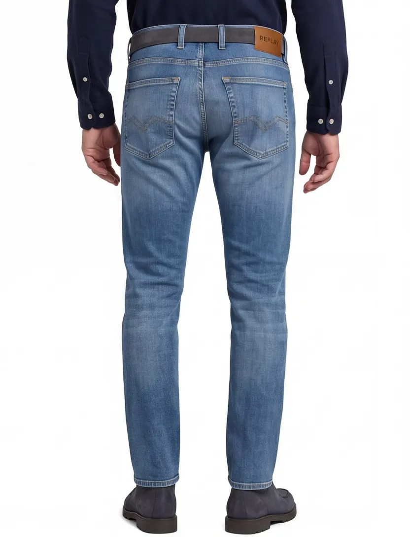 Broek Replay Grover blauw