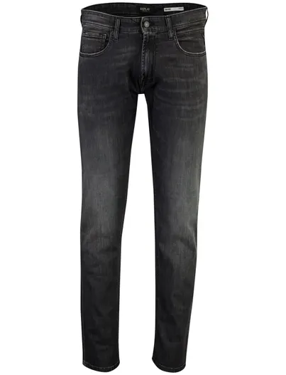 Replay Broek Replay Grover antraciet gemeleerd