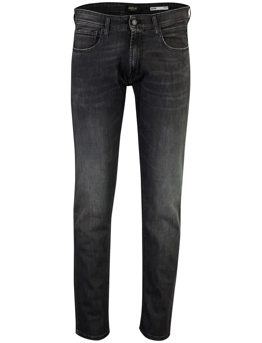 Replay Grover broek grijs gemileerd
