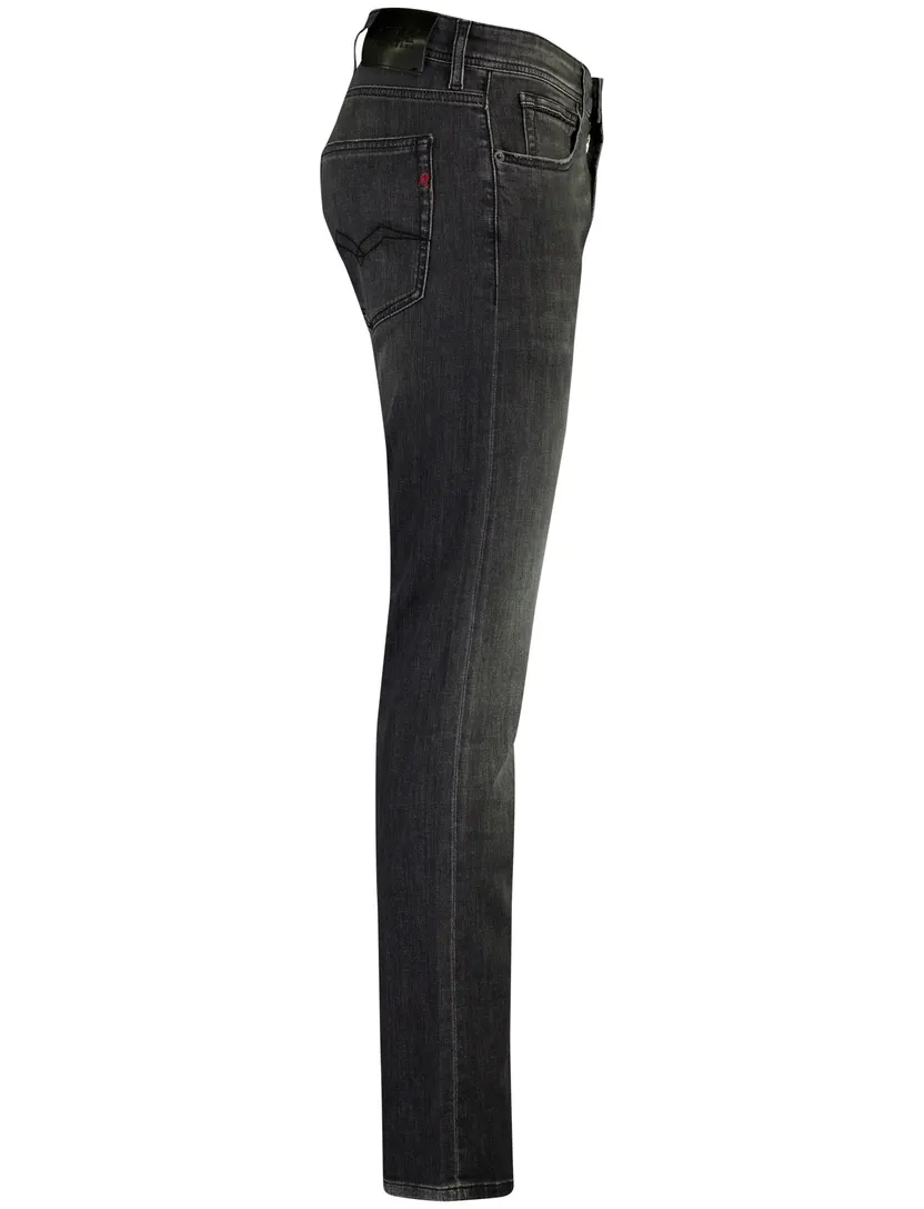 Broek Replay Grover antraciet gemeleerd