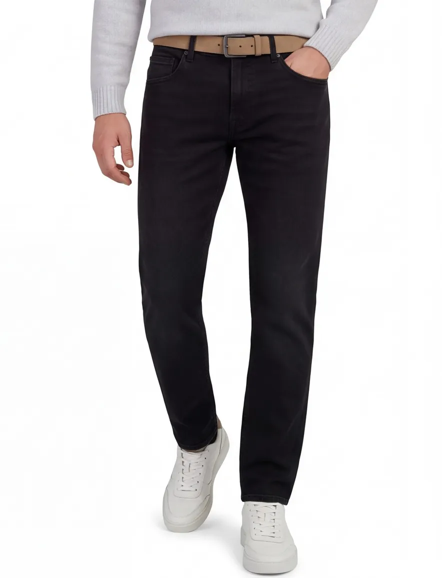Replay Grover broek zwart gemeleerd