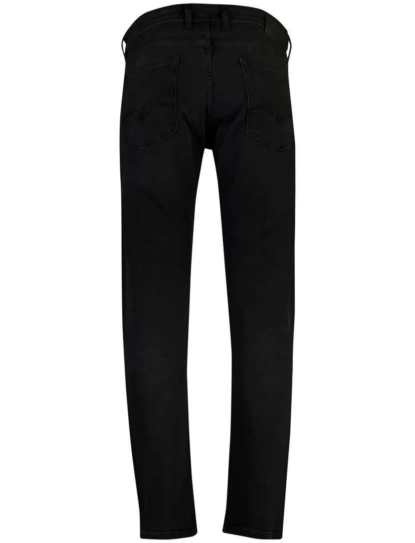 Replay Grover broek zwart gemeleerd