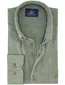 overhemd groen gemêleerd Eden Valley Regular Fit button-down