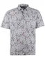 Eden valley polo lichtblauw geprint normale fit