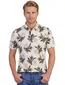 Poloshirt wit Eden Valley stretch geprint