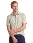 Poloshirt Eden Valley groen geprint ruit normale fit