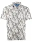 Eden Valley poloshirt groen geprint bloemen normale fit