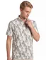 Poloshirt Eden Valley groen bloemen printje normale fit