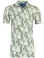 Poloshirt Eden Valley wit bloemenprint normale fit
