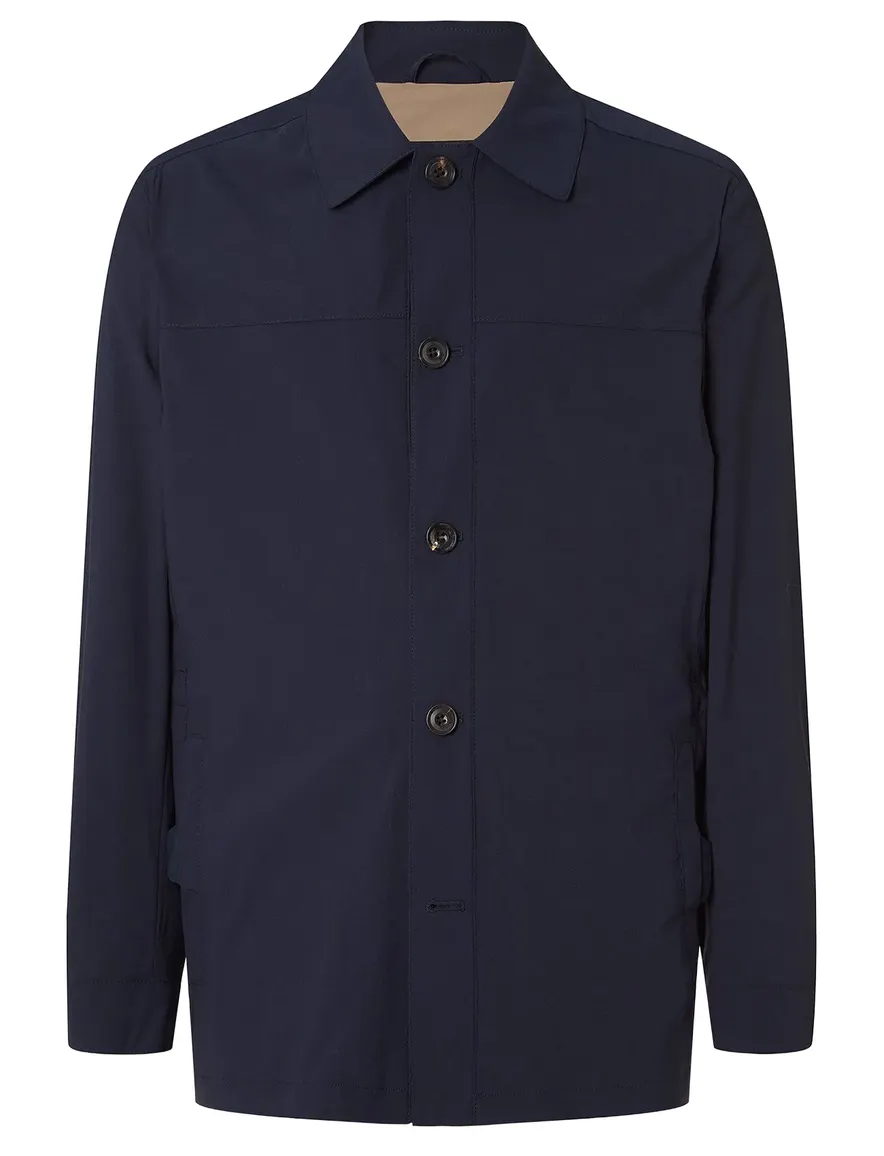 Corneliani jas donkerblauw scheerwol