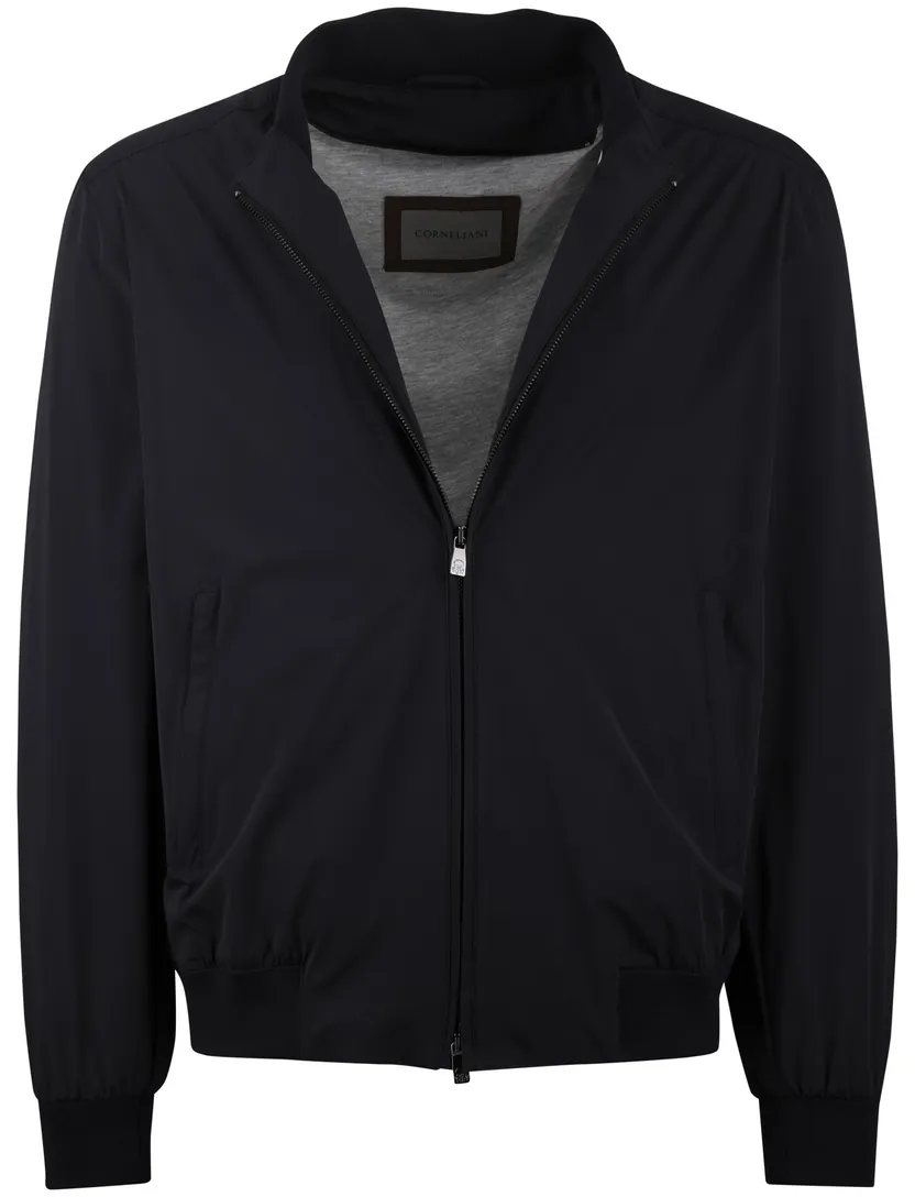 Navy tussenjas Corneliani afneembare capuchon