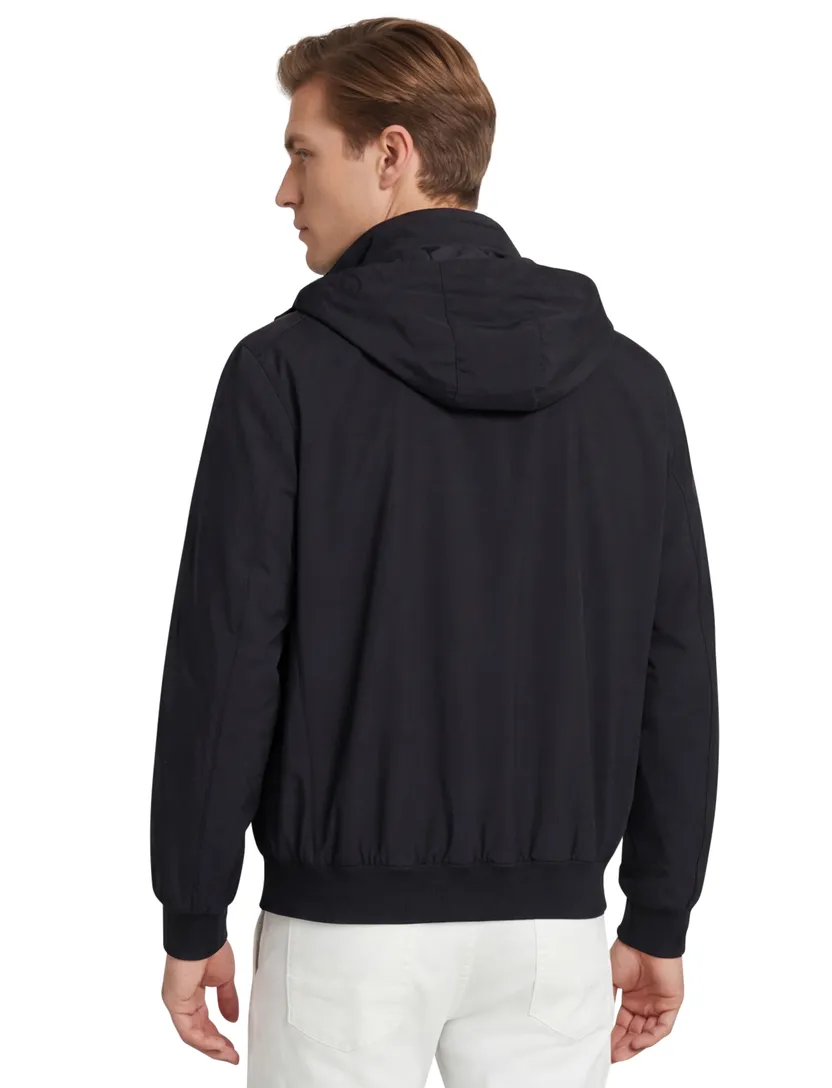 Navy tussenjas Corneliani afneembare capuchon