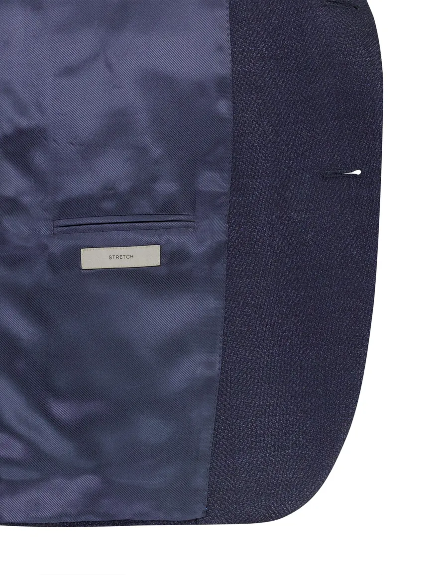 Corneliani colbert scheerwol navy