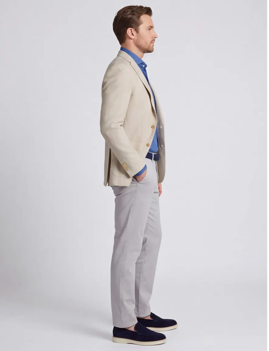 Corneliani colbert scheerwol beige