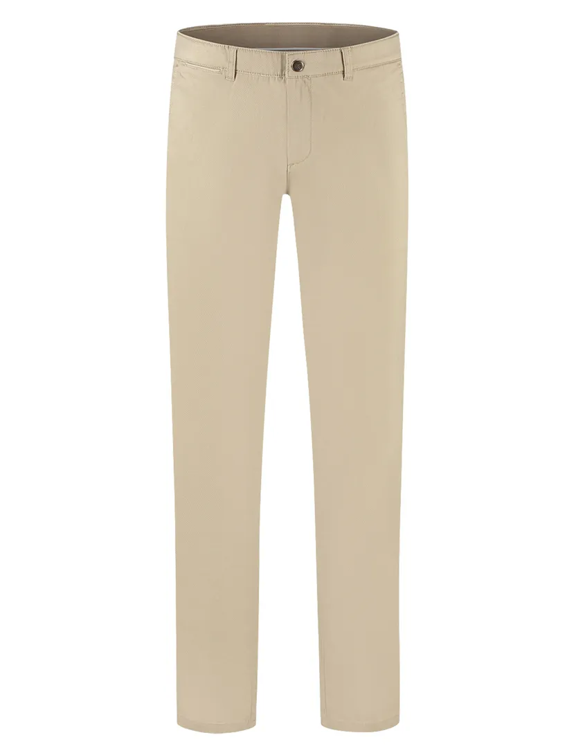 Chino North84 Luxury Comfort effen beige