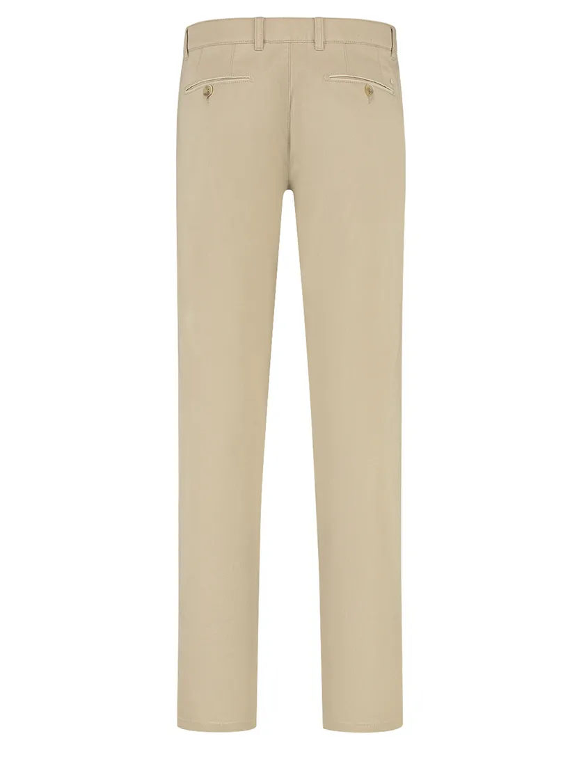 Chino North84 Luxury Comfort effen beige