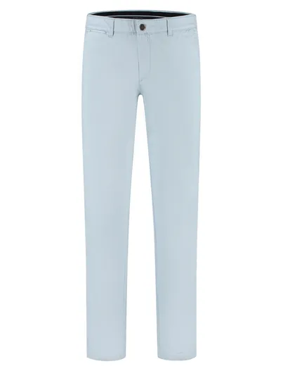 North84 Chino North84 Luxury Comfort effen lichtblauw