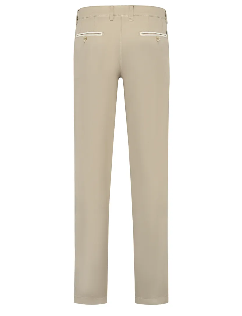 Chino North84 Luxury Comfort beige zonder omslag