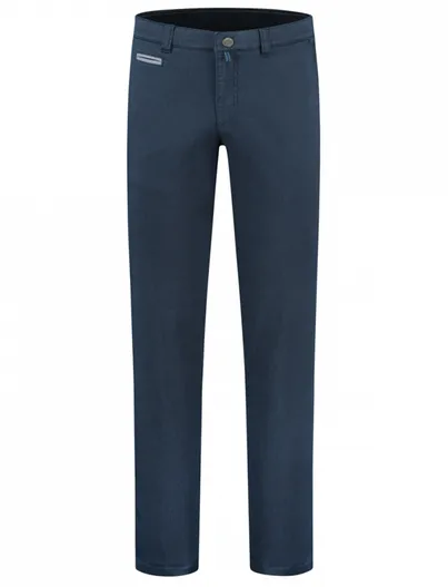 North84 North84 luxury comfort chino blauw effen